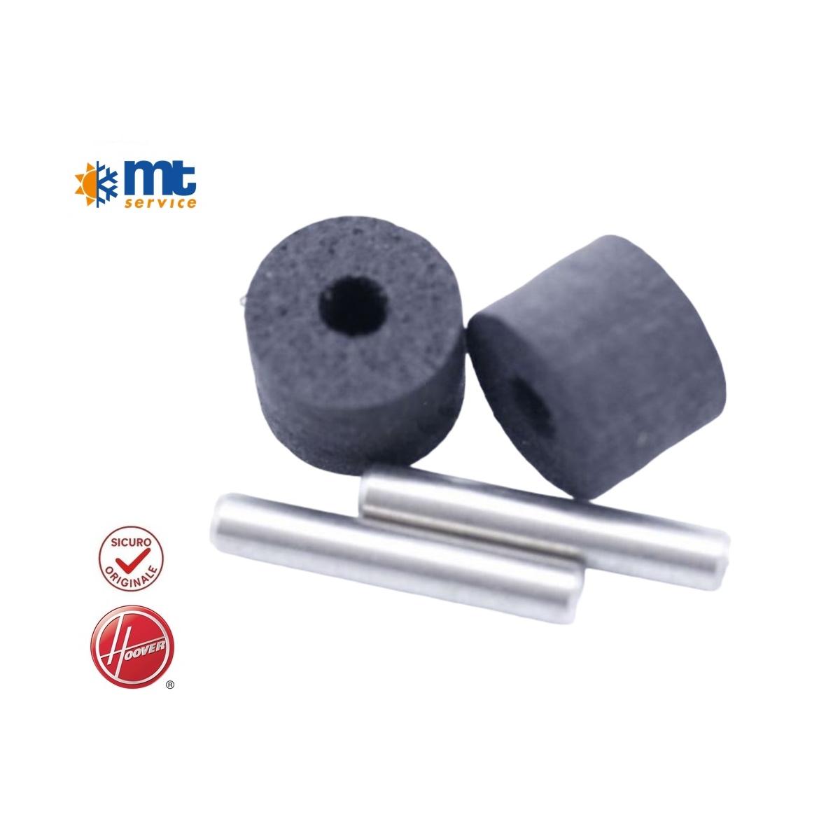 Kit ruote e assi per spazzola originale scopa elettrica hoover ra22