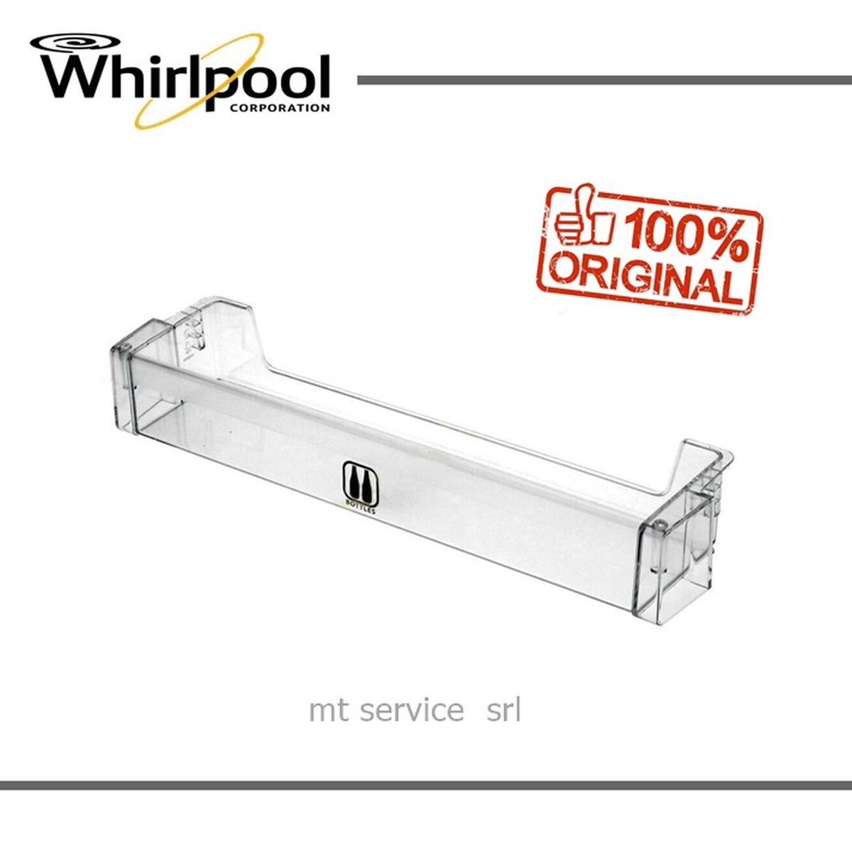 Balconcino portabottiglie mensola per frigo whirlpool 481010648457 c00325862