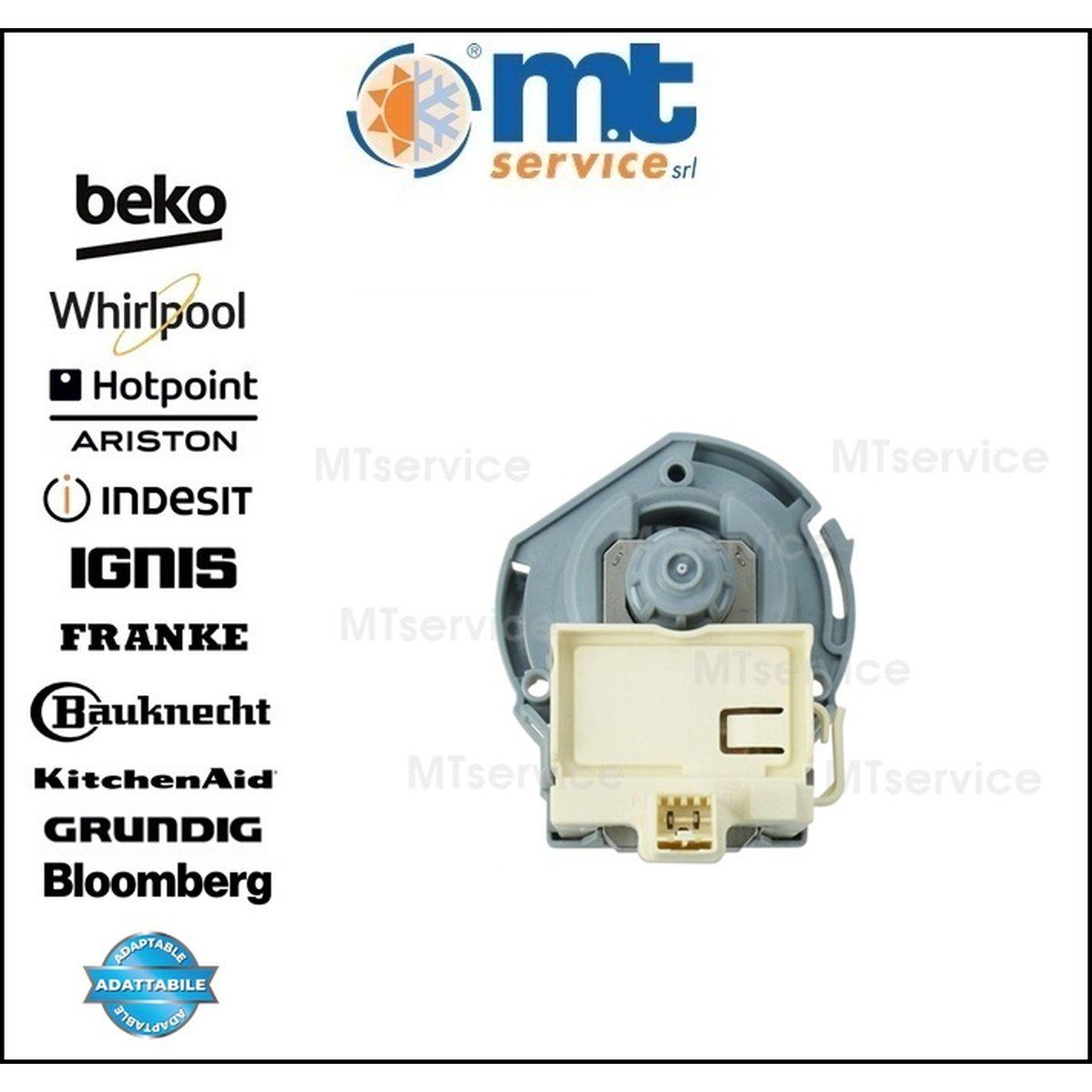 Pompa scarico lavastoviglie compatibile ariston lft 82046407 c00272301 c00256542