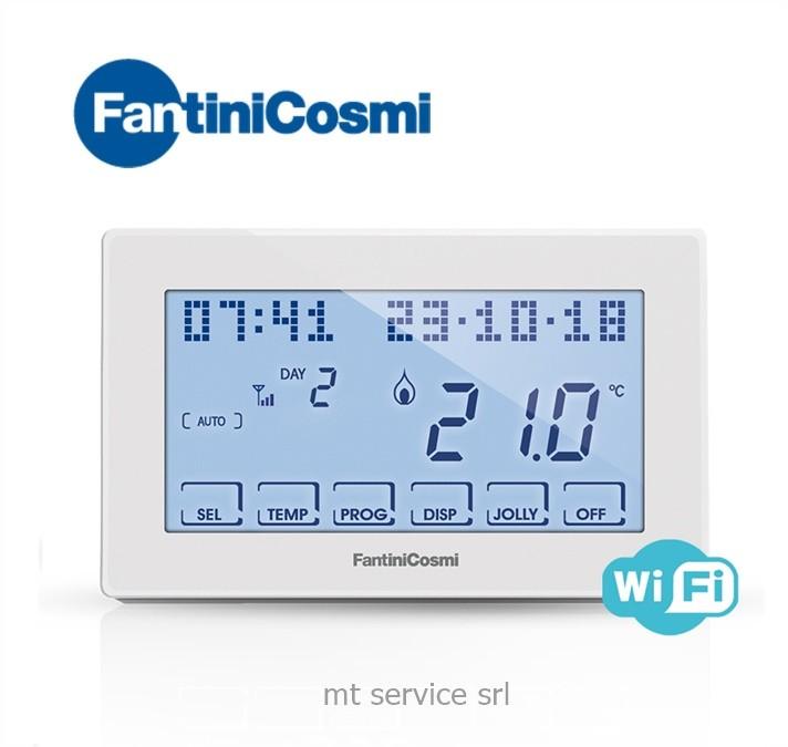Cronotermostato touch-screen con connessione wifi