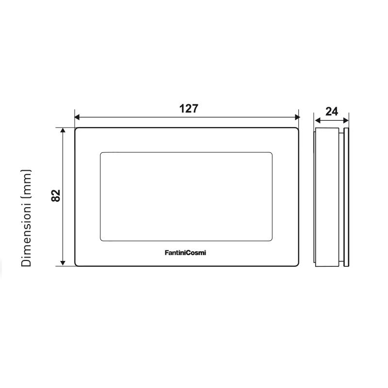 Cronotermostato touch-screen con connessione wifi