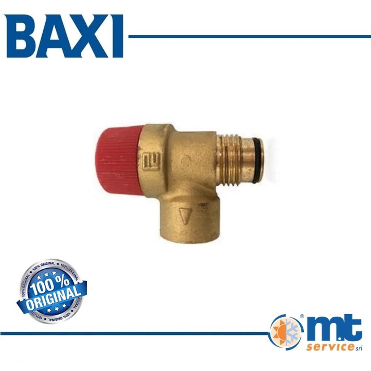 Valvola di sicurezza mf g1/2 3 bar baxi