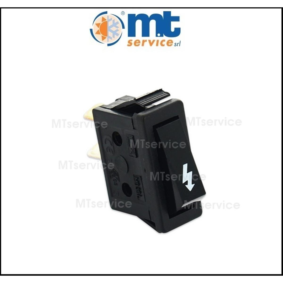 PULSANTE UNIPOLARE STRETTO 220V 16A<br />