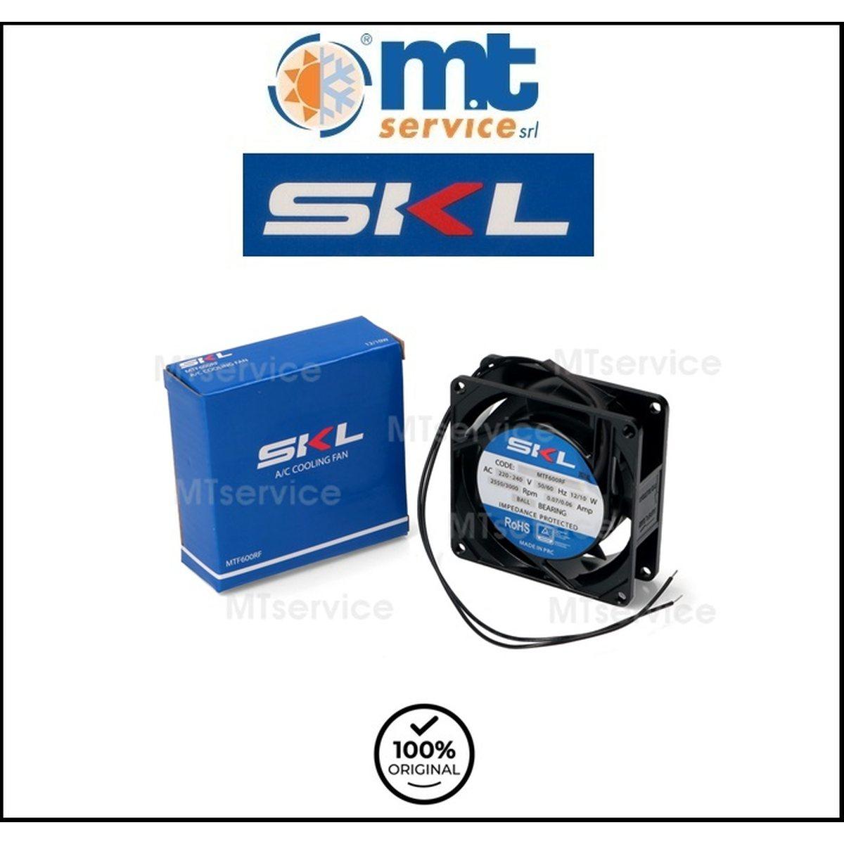 VENTILATORE SKL 80x80mm h25 CUSCIN. 2550-3000rpm