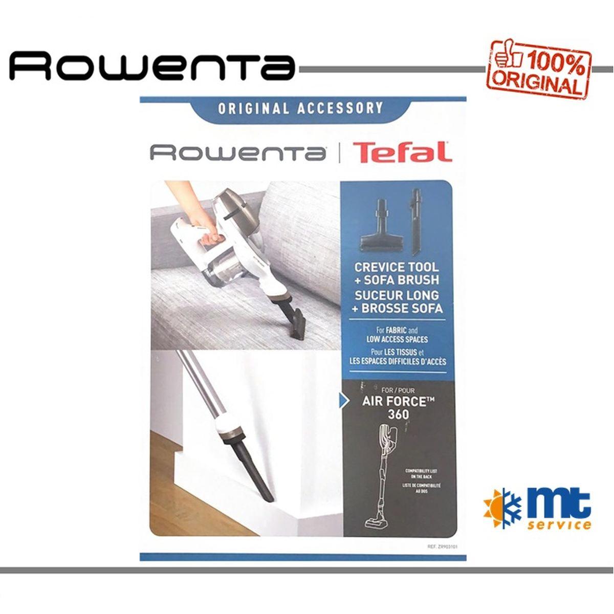 Kit lancia+spazzola tessuti per rowenta air force 360,460,all in one rh90xx