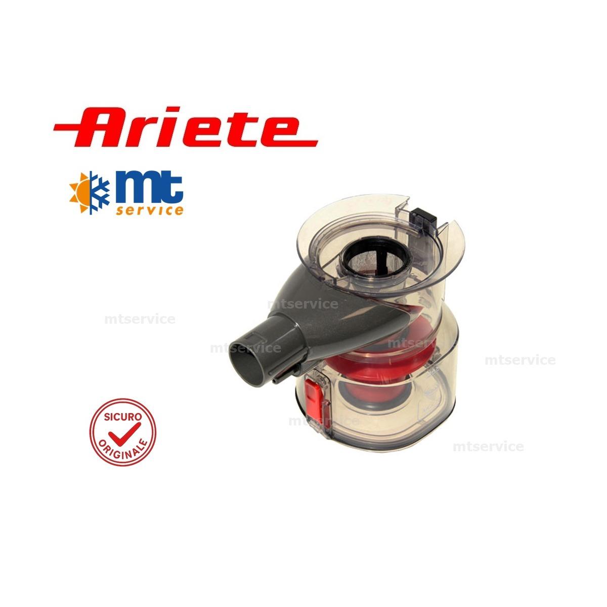 Contenitenitore polvere rosso/grigio originale ariete 2757