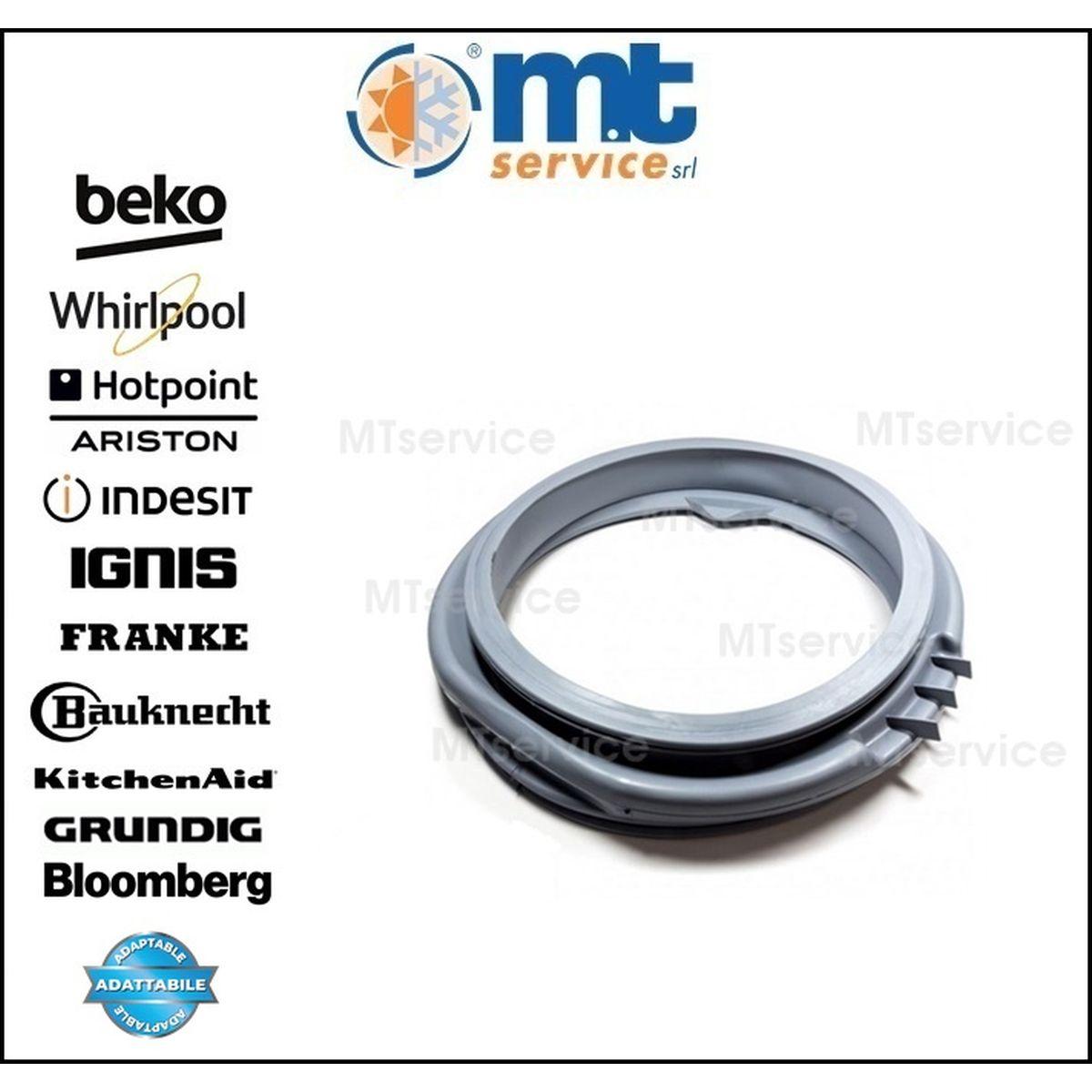Guarnizione oblo' lavatrice compatibile whirlpool ariston c00289414 488000515844 481010947486 c00627756 c00525723
