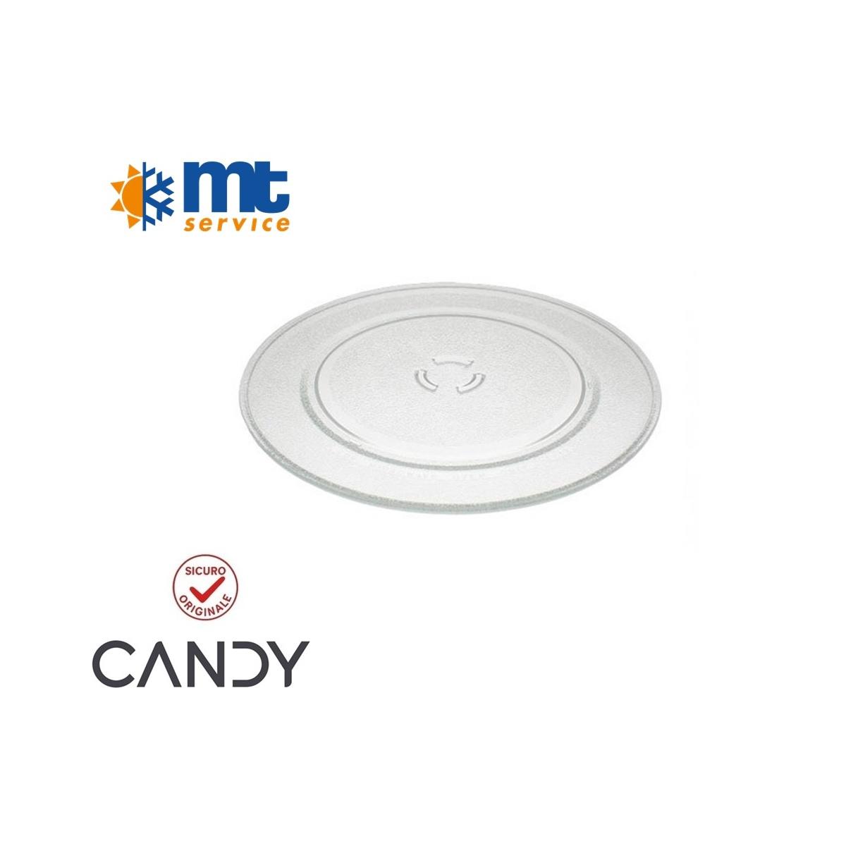 PIATTO ROTANTE IN VETRO FORNO MICROONDE ORIGINALE CANDY DIAM. Ø 24,5cm