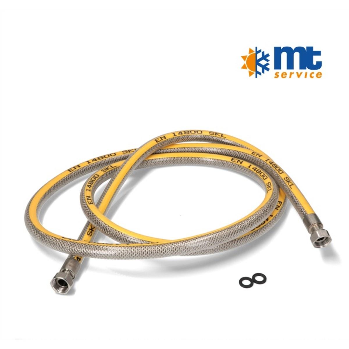 Tubo gas acciaio 1/2 2,5 metri f.f. skl