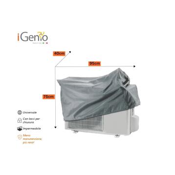 TELO PROTETTIVO UNITA' ESTERNA PER CONDIZIONATORE 950x750x400mm Btu/h 18000+ DUALSPLIT