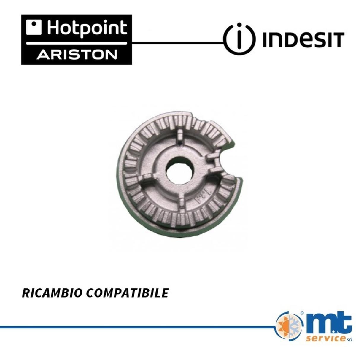 Bruciatore ausiliare indesit ariston 2 fori c00259894