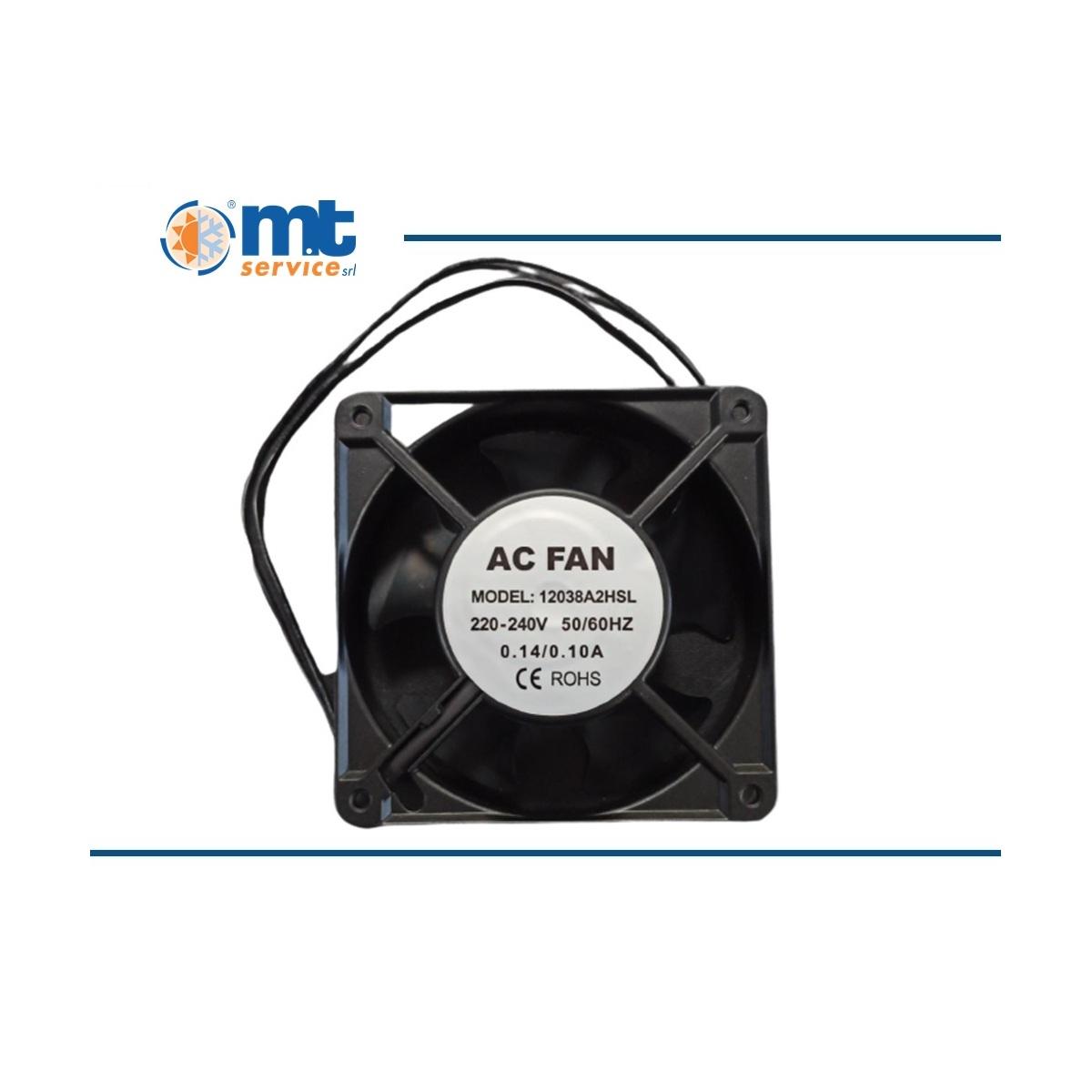 VENTILATORE 120x120mm h38 CUSCIN. 2650/3000rpm