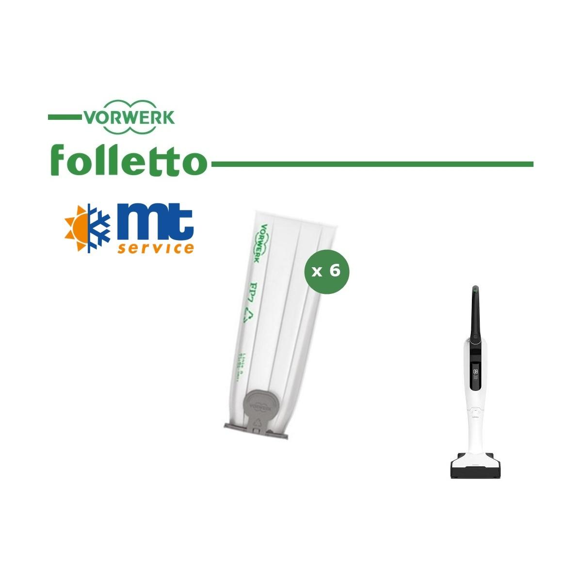 Cf 6 sacchetti premium fp7 originali folletto vk7