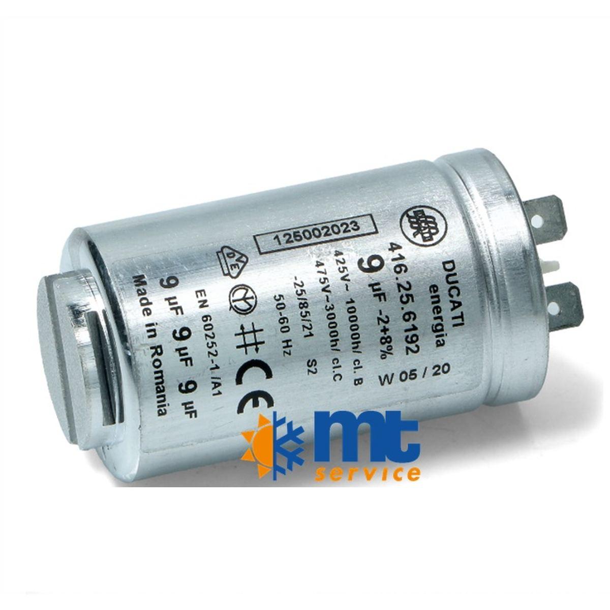 Condensatore 9µf ducati corazzato in metallo 1250020227