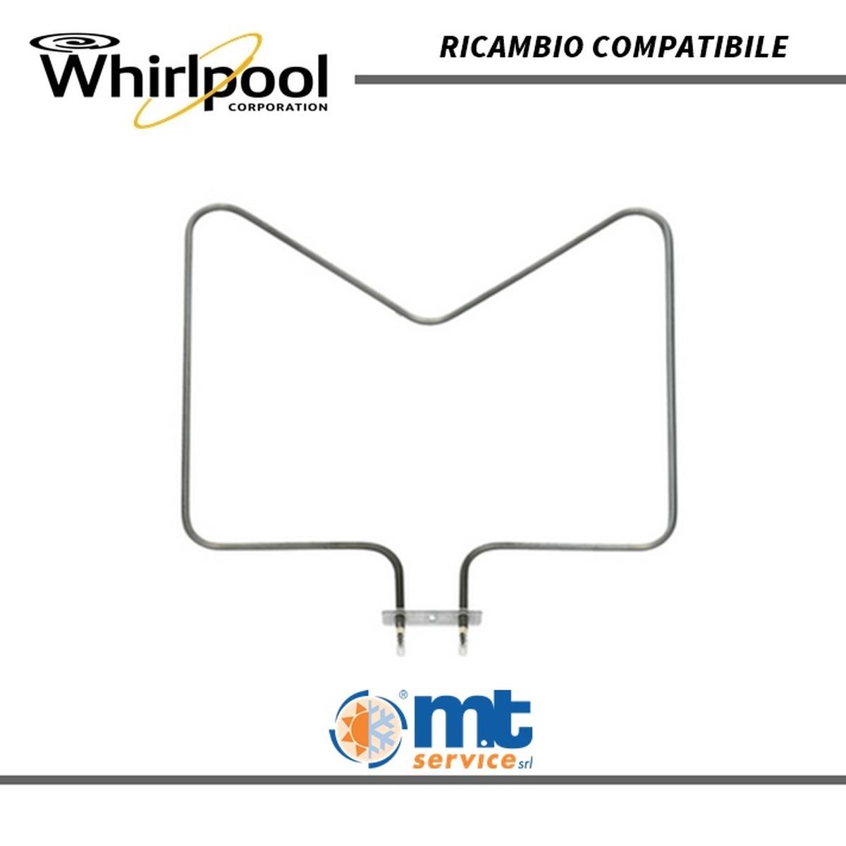 Resistenza forno 1150w compatibile whirlpool 480121100591 481225998517