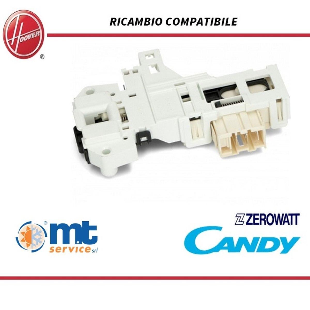 Elettroserratura bloccaporta lavatrice candy hoover zerowatt compatibile 90489300 85415800