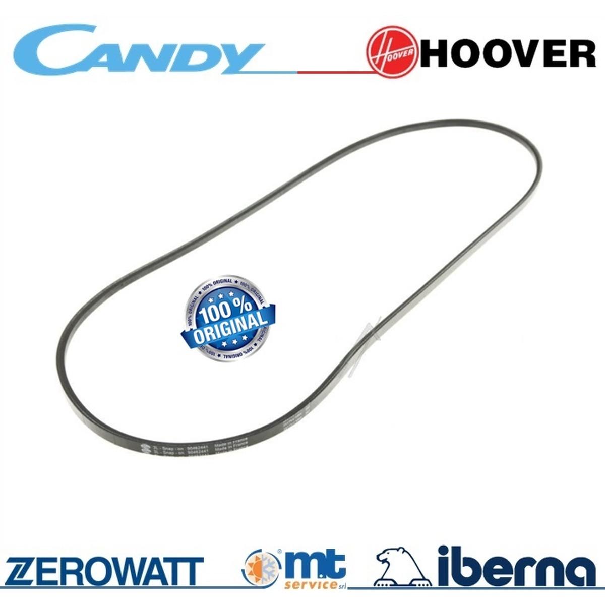 Cinghia nera zerowatt 3l 512 originale 9046244.1