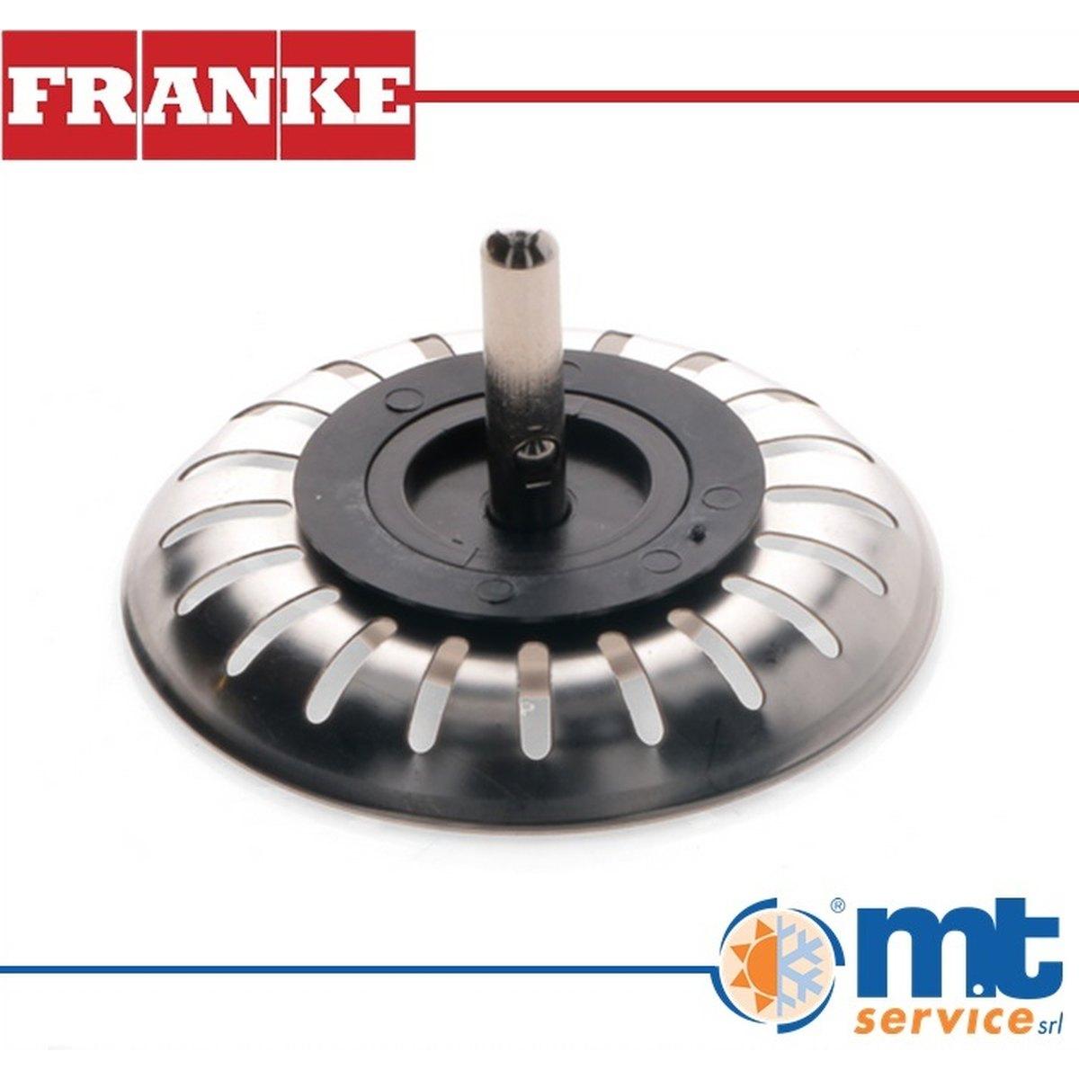 TAPPO FILTRO LAVELLO FRANKE ORIGINALE 133.0286.218 Esterno: Ø84mm. Altezza: 38mm.