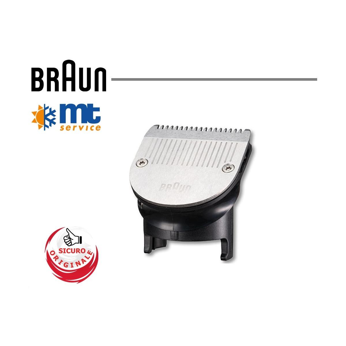 TESTINA RIFINITORE IN METALLO NERA 17 mm ORIGINALE BRAUN